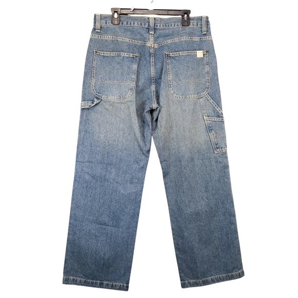 NWT American Eagle Outfitters Worker Jeans Men's 34x30 Vtg 2003 Y2K Carpenter - Picture 2 of 10